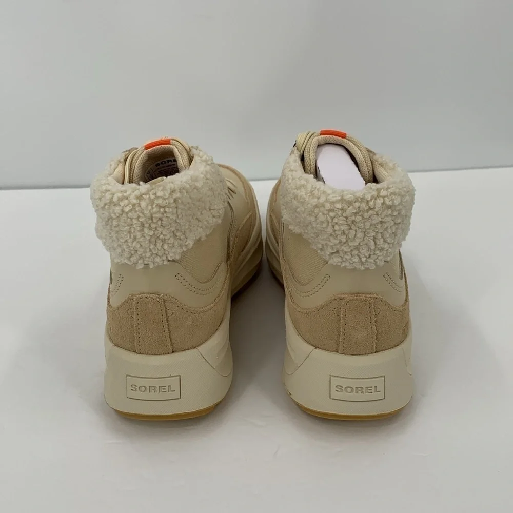 Sorel x Calia Out n About ONA mid sneaker boots winter waterproof tan new 7